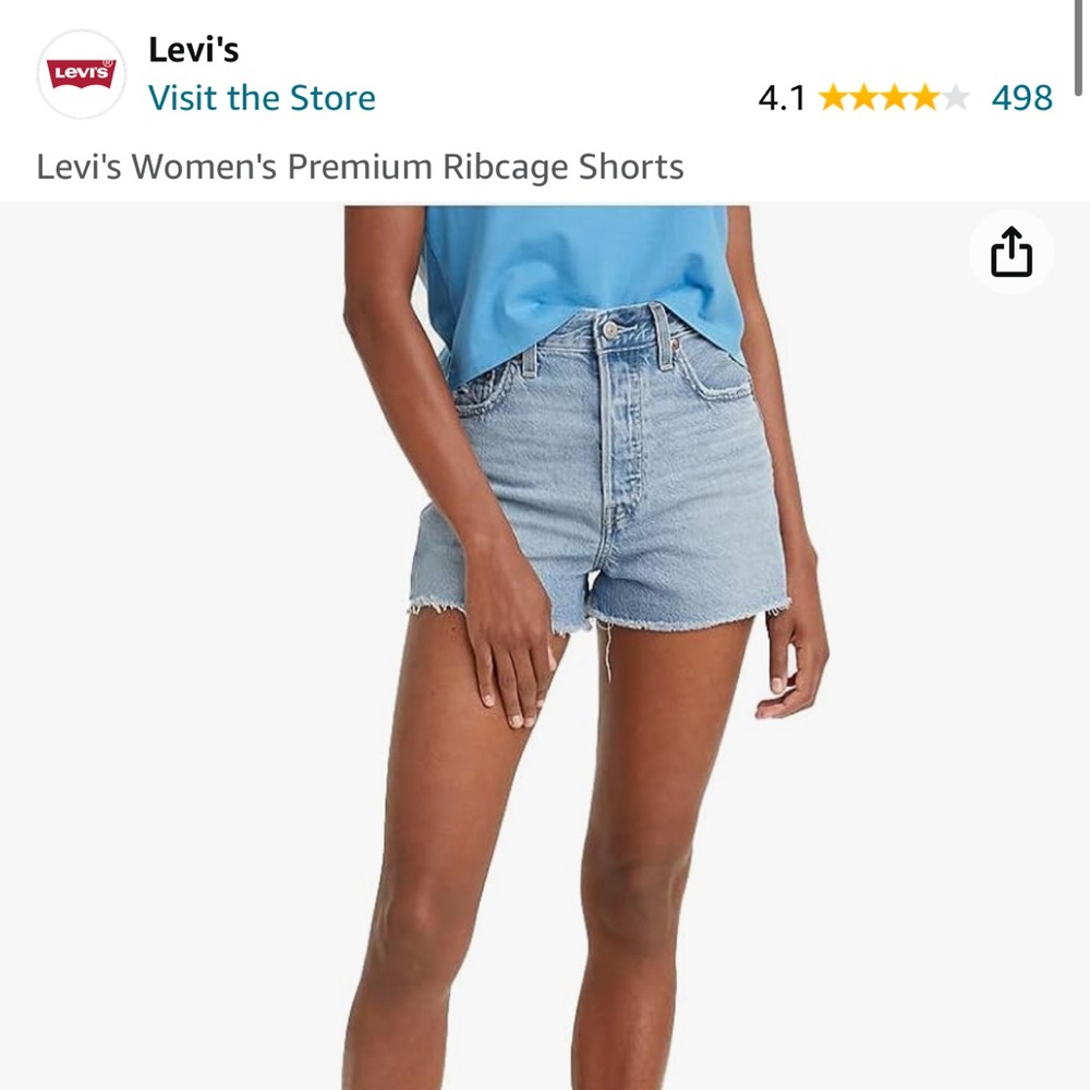 Levi’s Ribcage Shorts Size 27 - Super High Rise
